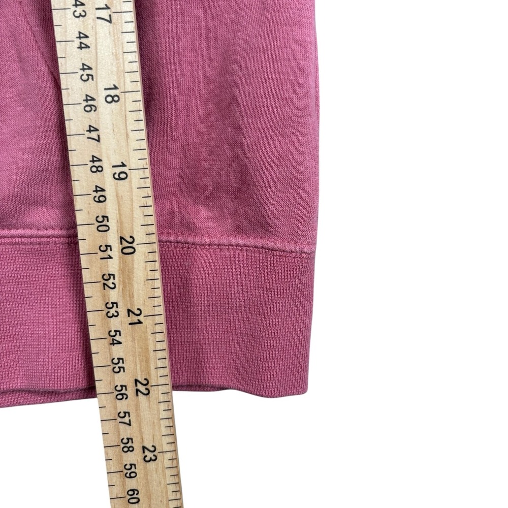 Nike‎ Sportswear Essential Womens Pink Funnel Neck Fleece Pullover Hoodie Size S - Picture 7 of 8
